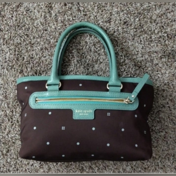 Kate Spade Medium nylon satchel handbag purse EUC - Picture 1 of 12